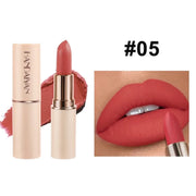 Deep Red Matte Lipstick Waterproof Non Stick Velvet
