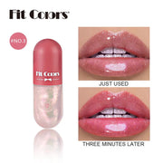 Lippenbalsam in Minikapseln, feuchtigkeitsspendender, aufpolsternder Gloss