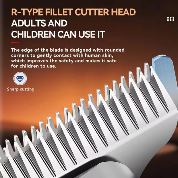 Rechargeable Graffiti Hair Clipper Professional Trimmer