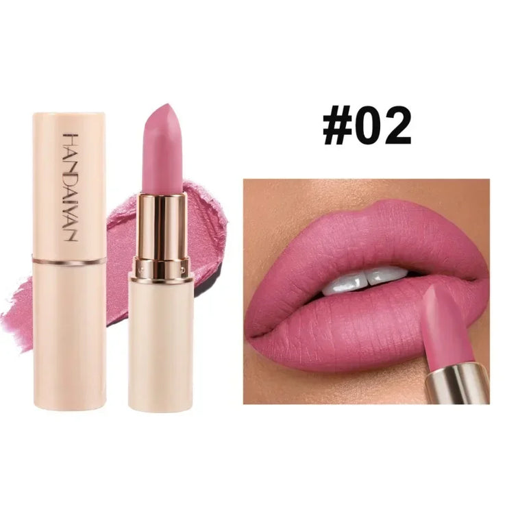 Tiefroter matter Lippenstift, wasserfest, nicht klebend, samtig 