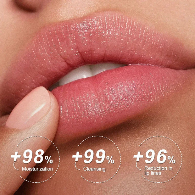 Dunkler Lippenbalsam, aufhellendes, peelendes, feuchtigkeitsspendendes Glanzöl