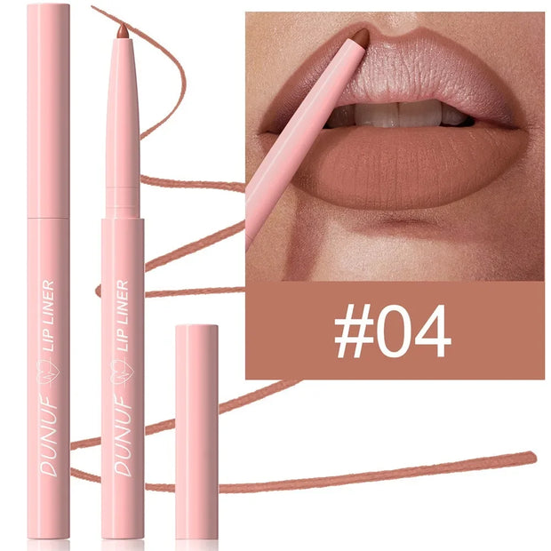 Tapered Lip Liner Pencil Langanhaltender, matter, wasserfester Lipliner