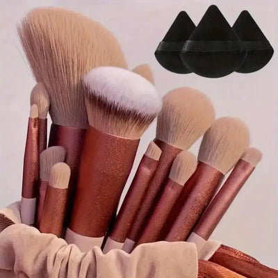 Synthetisches Make-up-Pinsel-Set, weich und tierversuchsfrei