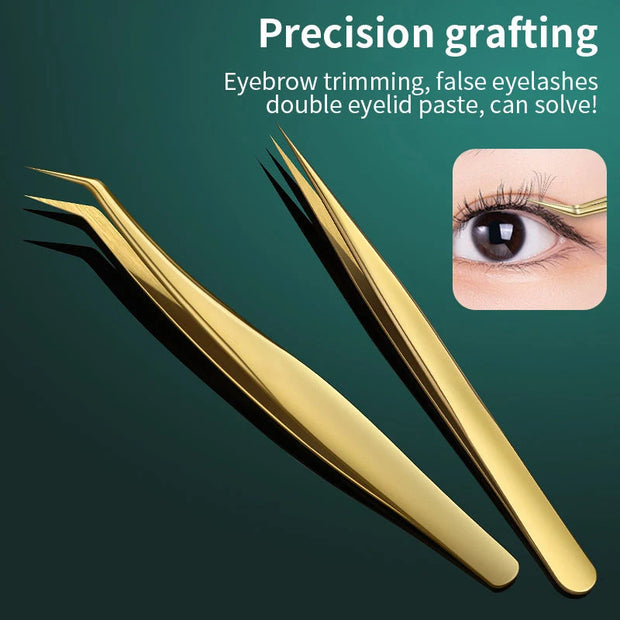 Anti Static Eyelash Extension Tweezers Precision Tool