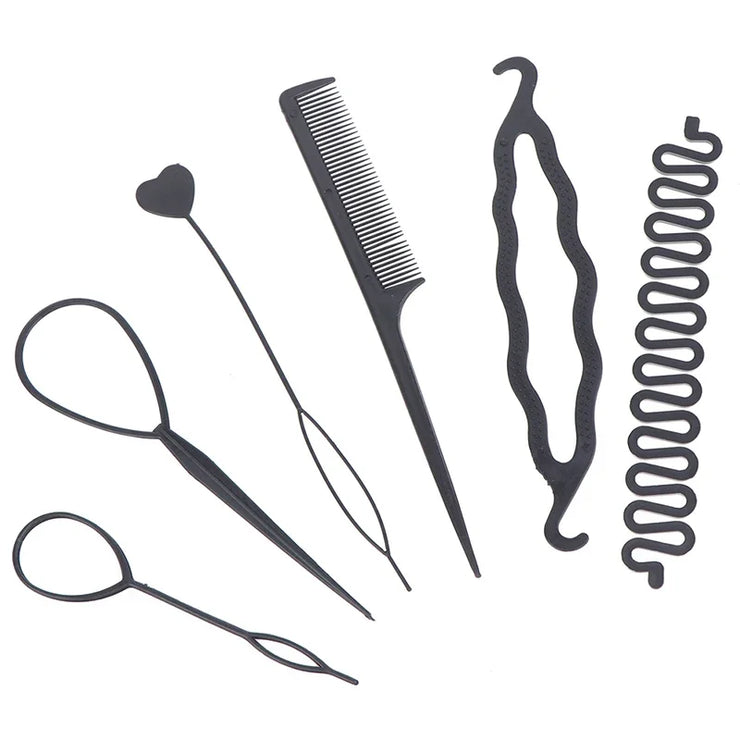 Magisches Haarstyling-Set, DIY-Flecht- und Dutt-Tools