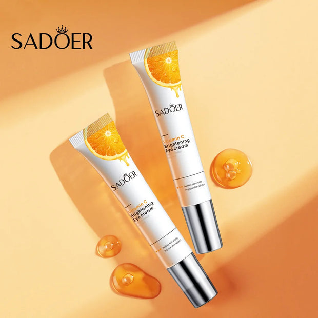 Vitamin C Augencreme straffend und aufhellend
