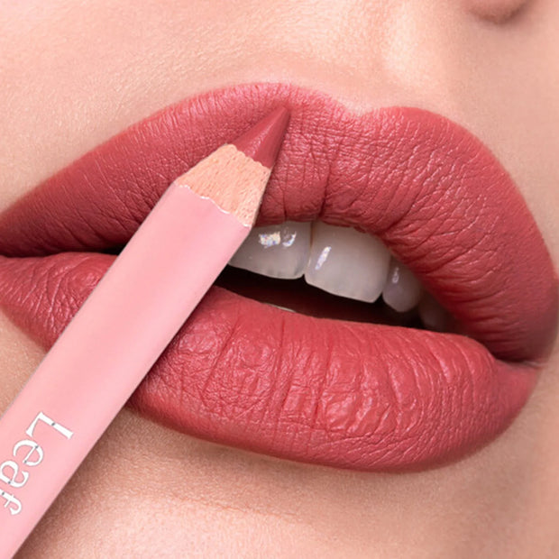 Matte Lipliner Pencil Wasserfest Langanhaltend