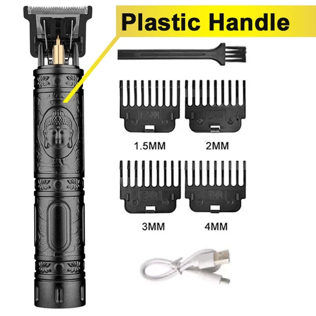 Professional Wireless Hair Clipper & Beard Trimmer for Men