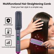 Electric Hot Comb Anti Scald Straightening Brush