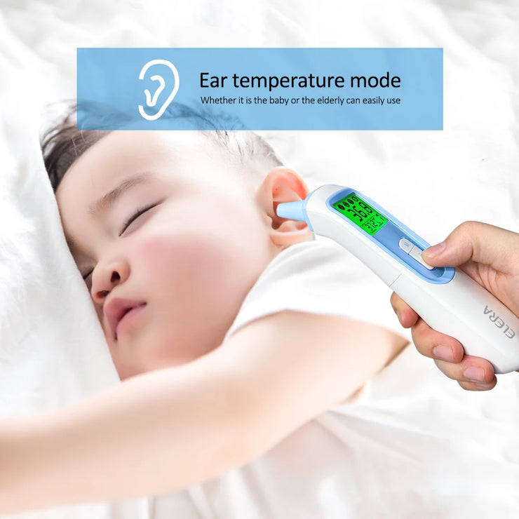 Digitales Infrarot-Thermometer, berührungsloser Stirn- und Ohrmonitor