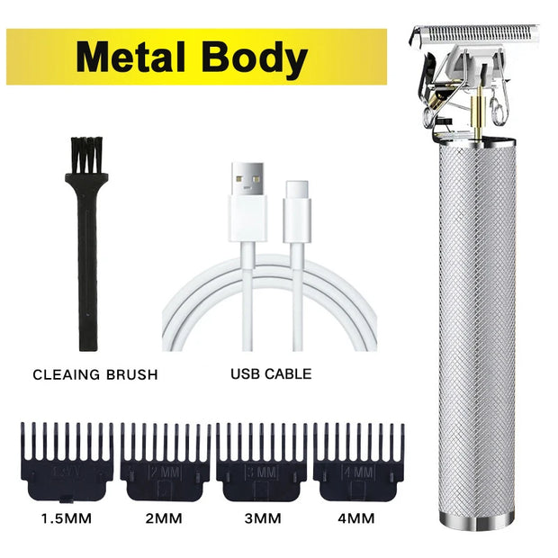 Professional Wireless Hair Clipper & Beard Trimmer for Men