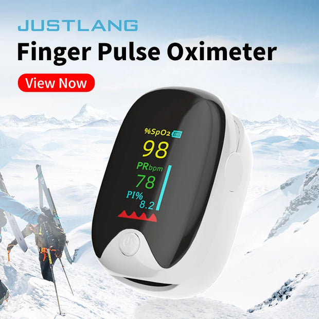 Medizinisches Fingerpulsoximeter, Sauerstoffsättigung und Herzfrequenzmonitor