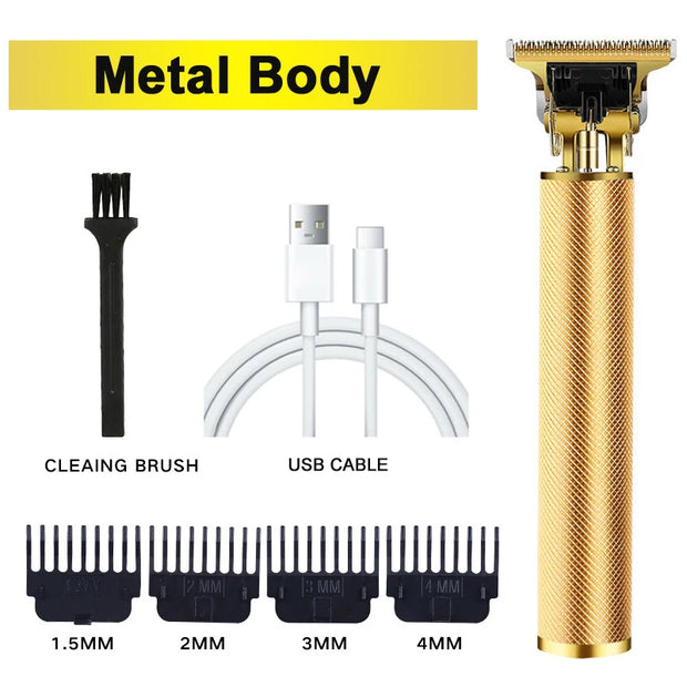 Professional Wireless Hair Clipper & Beard Trimmer for Men