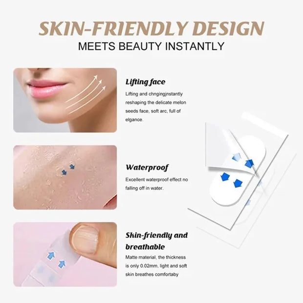 Invisible Face Lifting Stickers V Shape Tape