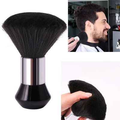 Schwarze Friseur-Nackenbürste für Friseure