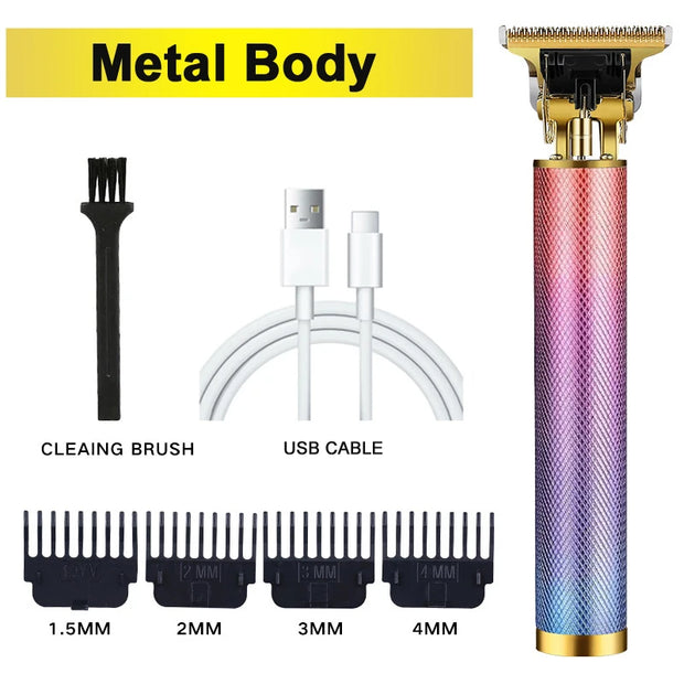 Professional Wireless Hair Clipper & Beard Trimmer for Men