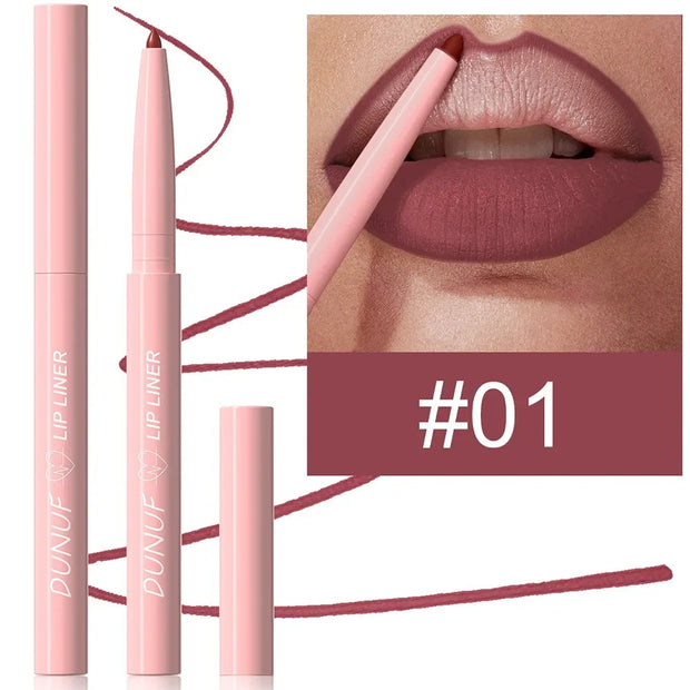 Tapered Lip Liner Pencil Langanhaltender, matter, wasserfester Lipliner