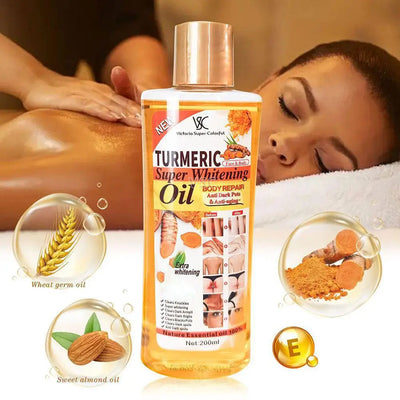 Feuchtigkeitsspendende Massage und Aromatherapie mit ätherischem Kurkumaöl