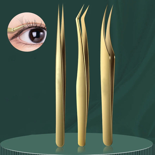 Anti Static Eyelash Extension Tweezers Precision Tool