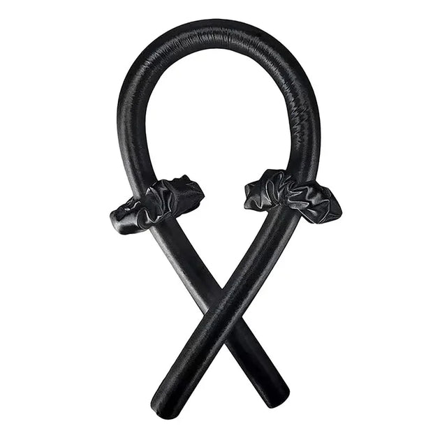 Hitzefreies Lockenstab-Stirnband aus Seide für weiche Locken ohne Hitze