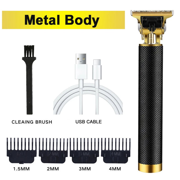 Professional Wireless Hair Clipper & Beard Trimmer for Men