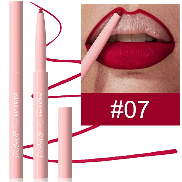 Tapered Lip Liner Pencil Langanhaltender, matter, wasserfester Lipliner