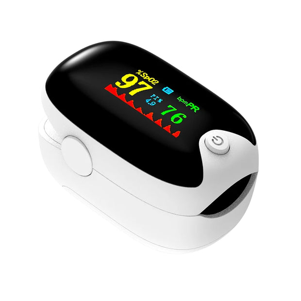 Medizinisches Fingerpulsoximeter, Sauerstoffsättigung und Herzfrequenzmonitor