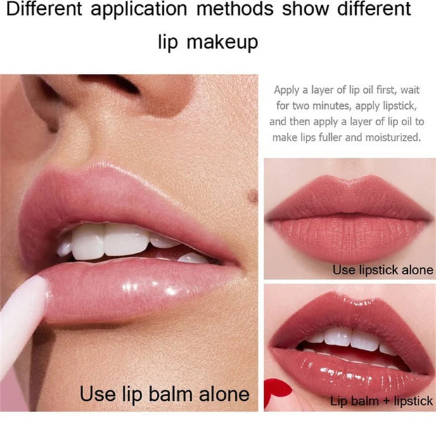 Lippenbalsam in Minikapseln, feuchtigkeitsspendender, aufpolsternder Gloss