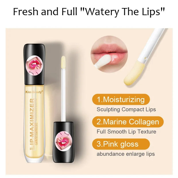 Lip Plumper Ölserum Volumengebend Feuchtigkeitsspendend Reparatur