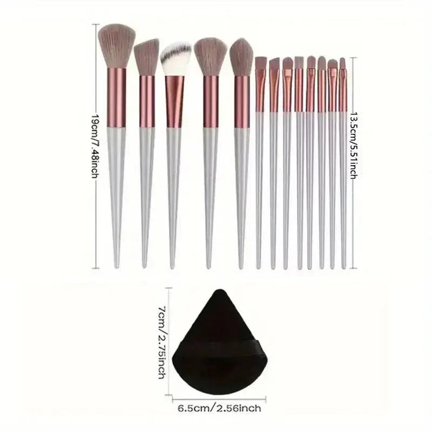 Synthetisches Make-up-Pinsel-Set, weich und tierversuchsfrei