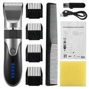 Professional USB Hair Clipper Ceramic Blade Trimmer