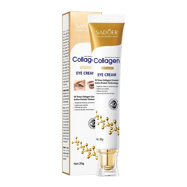 Kollagen-Retinol-Augencreme gegen Augenringe und Tränensäcke